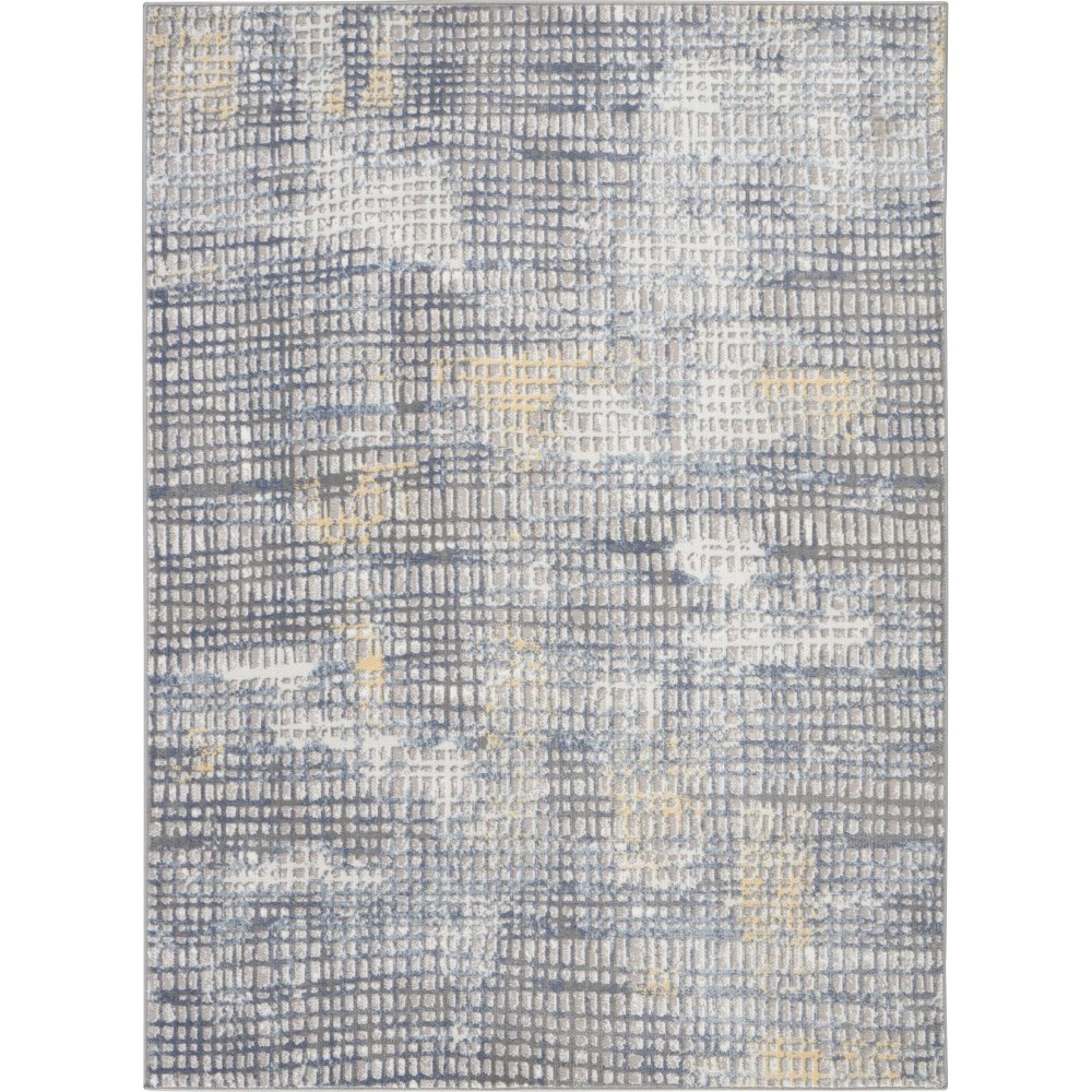 Nourison Urban Decor URD06 Area Rug, Grey/Ivory, 4' x 6'