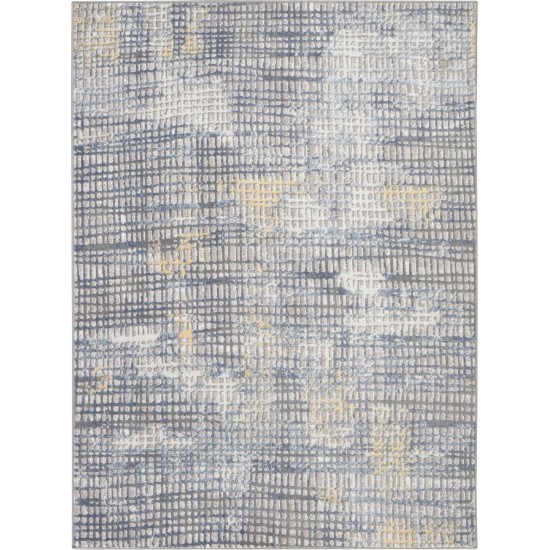 Nourison Urban Decor URD06 Area Rug, Grey/Ivory, 5'3" x 7'3"