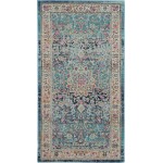 Nourison Vintage Kashan VKA01 Area Rug, Blue, 2' x 4'