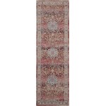 Nourison Vintage Kashan VKA01 Runner Rug, Red, 2'4" x 8'