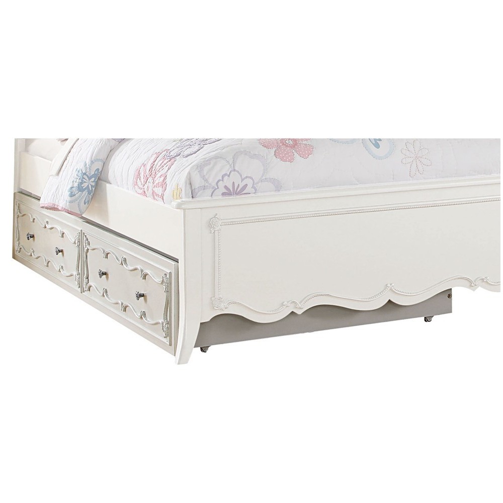 ACME Edalene Trundle (Twin), Pearl White