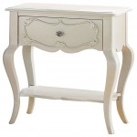 ACME Edalene Nightstand, Pearl White