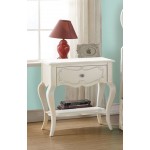ACME Edalene Nightstand, Pearl White