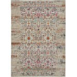 Nourison Vintage Kashan VKA02 Area Rug, Ivory, 4' x 6'