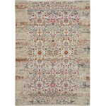 Nourison Vintage Kashan VKA02 Area Rug, Ivory, 4'6" x 6'6"