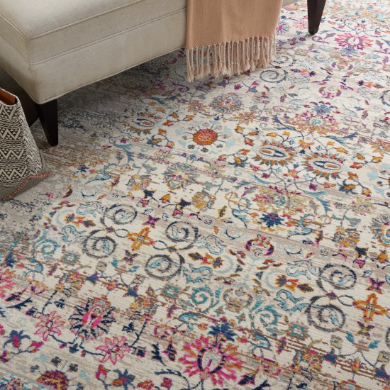 Nourison Vintage Kashan VKA02 Area Rug, Ivory, 4'6" x 6'6"