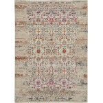 Nourison Vintage Kashan VKA02 Area Rug, Ivory, 5'3" x 7'10"