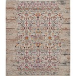 Nourison Vintage Kashan VKA02 Area Rug, Ivory, 7'10" x 9'10"