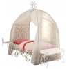ACME Priya II Twin Bed w/Canopy, White & Light Purple