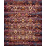 Nourison Vintage Kashan VKA03 Area Rug, Red/Multicolor, 7'10" x 9'10"