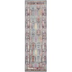 Nourison Vintage Kashan VKA06 Runner Rug, Grey/Multicolor, 2' x 6'