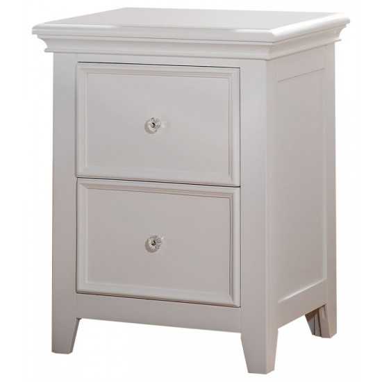 ACME Lacey Nightstand, White