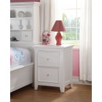 ACME Lacey Nightstand, White