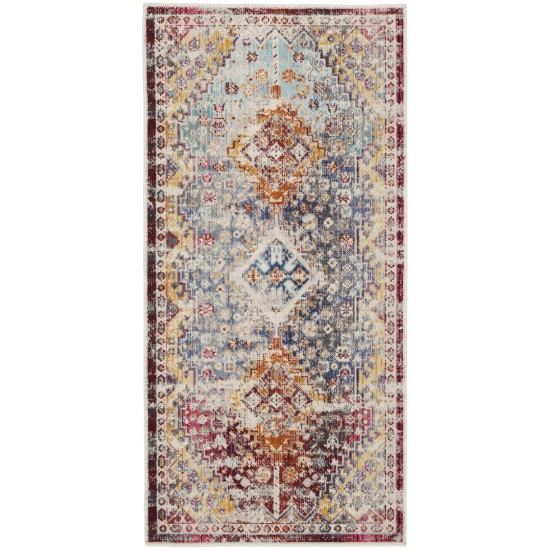 Nourison Vintage Kashan VKA09 Runner Rug, Multicolor, 2' x 4'