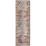 Nourison Vintage Kashan VKA09 Runner Rug, Multicolor, 2'4" x 8'