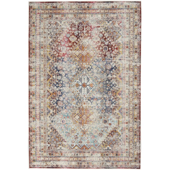 Nourison Vintage Kashan VKA09 Area Rug, Multicolor, 4' x 6'