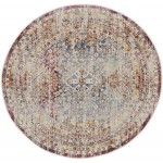 Nourison Vintage Kashan VKA09 Area Rug, Multicolor, 6' x Round