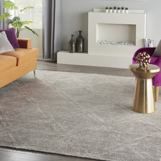 Nourison Venosa VSN01 Area Rug, Grey/Ivory, 7'9" x 9'9"