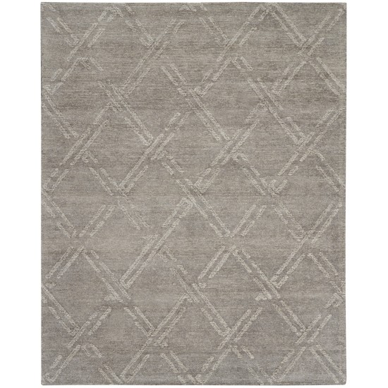 Nourison Venosa VSN01 Area Rug, Grey/Ivory, 8'3" x 11'6"