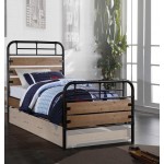 ACME Adams Twin Bed, Antique Oak