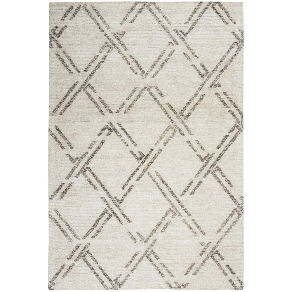 Nourison Venosa VSN01 Area Rug, Ivory/Grey, 5'3" x 7'3"