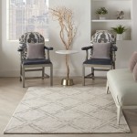 Nourison Venosa VSN01 Area Rug, Ivory/Grey, 5'3" x 7'3"