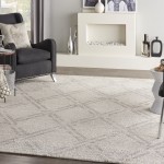 Nourison Venosa VSN01 Area Rug, Ivory/Grey, 7'9" x 9'9"