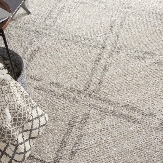 Nourison Venosa VSN01 Area Rug, Ivory/Grey, 8'3" x 11'6"