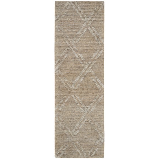 Nourison Venosa VSN01 Runner Rug, Taupe, 2'3" x 7'6"