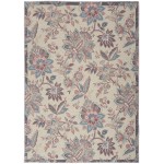 Waverly Washables Collection WAW01 Area Rug, Beige, 5'3" x 7'3"