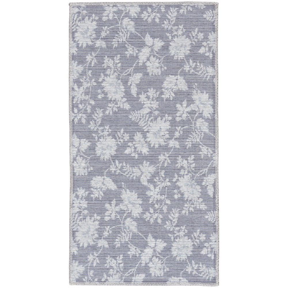 Waverly Washables Collection WAW02 Area Rug, Grey, 2' x 3'9" Waverly Washables Collection WAW02 Area Rug, Grey, 2' x 3'9"