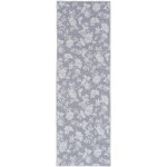 Waverly Washables Collection WAW02 Runner Rug, Grey, 2' x 6'