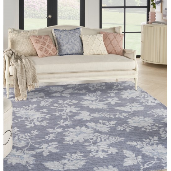 Waverly Washables Collection WAW02 Area Rug, Grey, 7'10" x 9'10"