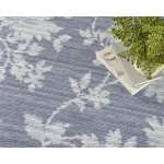 Waverly Washables Collection WAW02 Area Rug, Grey, 7'10" x 9'10"