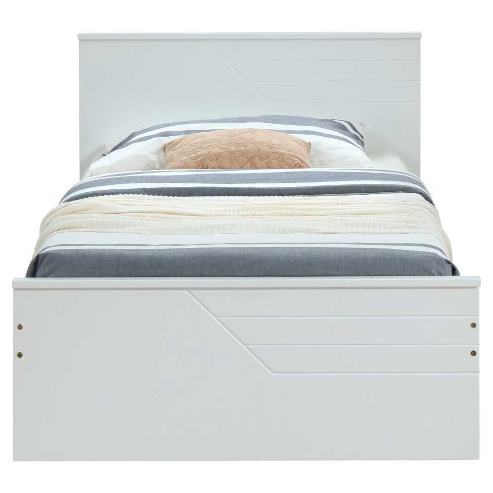ACME Ragna Twin Bed, White ACME Ragna Twin Bed, White
