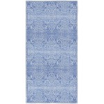 Waverly Washables Collection WAW03 Area Rug, Blue, 2' x 3'9"