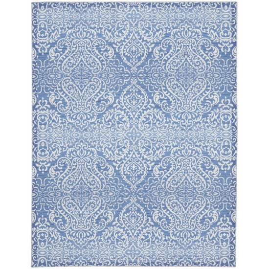 Waverly Washables Collection WAW03 Area Rug, Blue, 7'10" x 9'10"