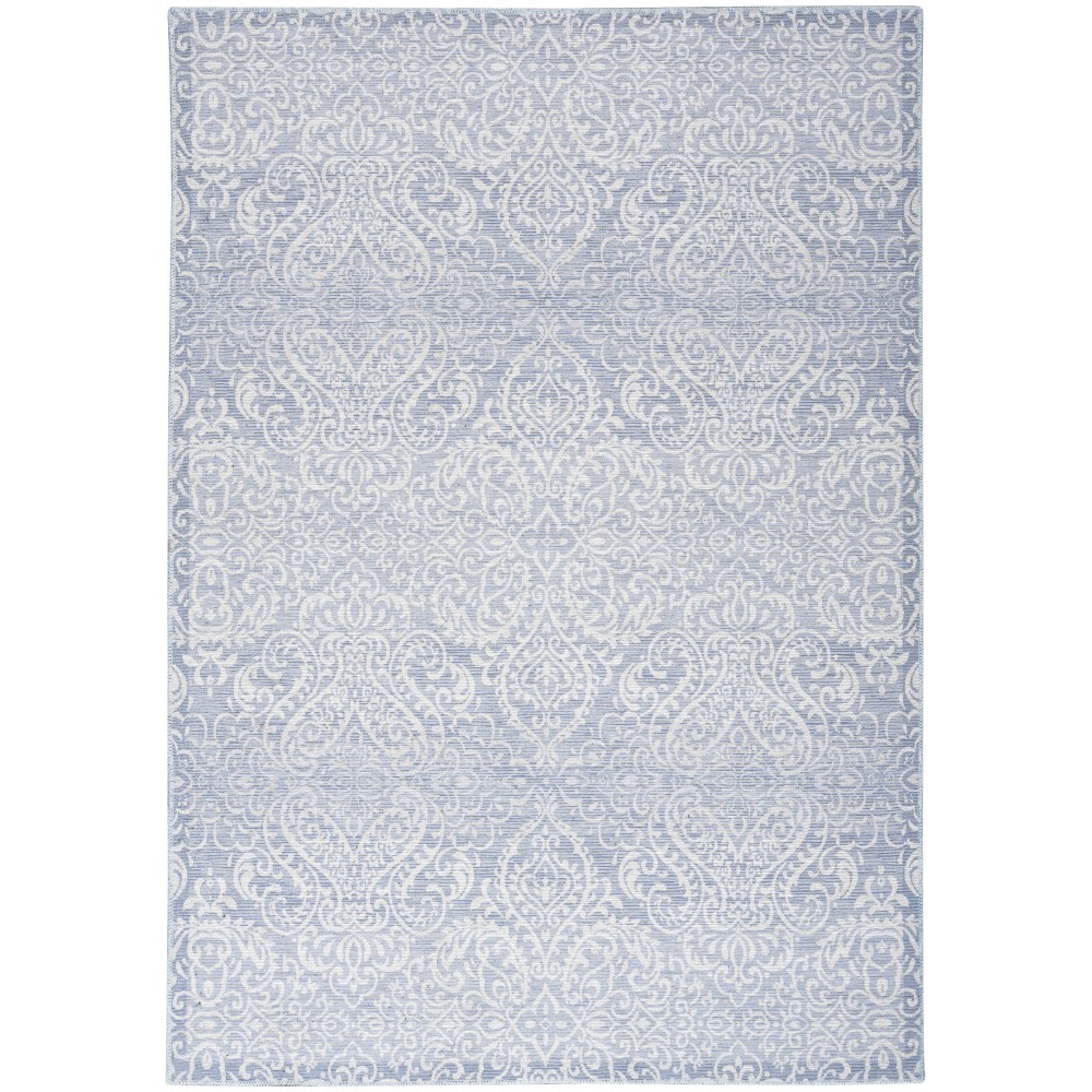 Waverly Washables Collection WAW03 Area Rug, Slate, 4' x 6'