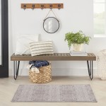 Waverly Washables Collection WAW03 Area Rug, Stone, 2' x 3'9"