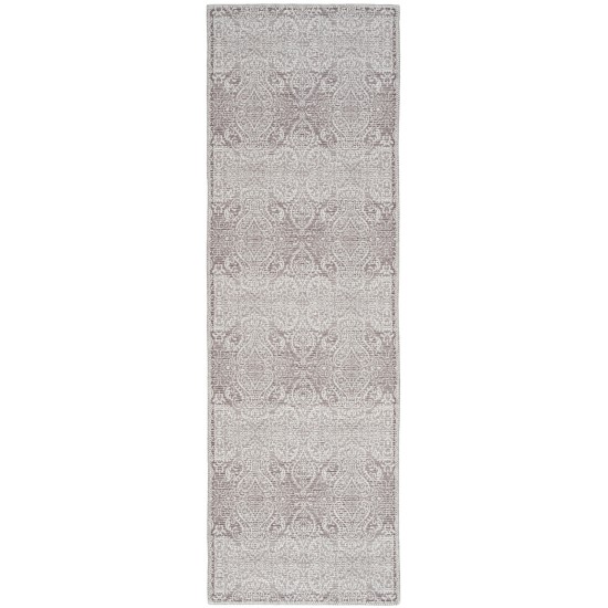 Waverly Washables Collection WAW03 Runner Rug, Stone, 2' x 6'