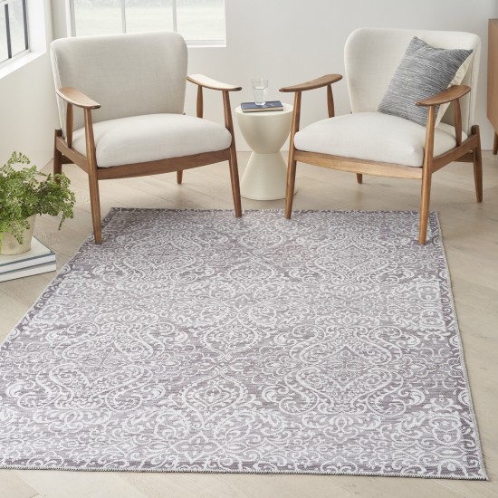 Waverly Washables Collection WAW03 Area Rug, Stone, 4' x 6'