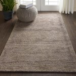 Nourison Weston WES01 Area Rug, Charcoal, 5'3" x 7'5"