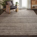 Nourison Weston WES01 Area Rug, Charcoal, 8' x 10'6"