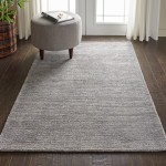 Nourison Weston WES01 Area Rug, Silver Birch, 5'3" x 7'5"