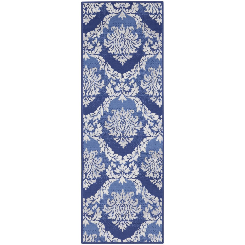 Nourison Whimsicle WHS01 Runner Rug, Blue, 2' x 6'