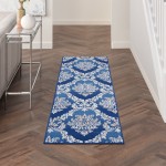 Nourison Whimsicle WHS01 Runner Rug, Blue, 2' x 6'