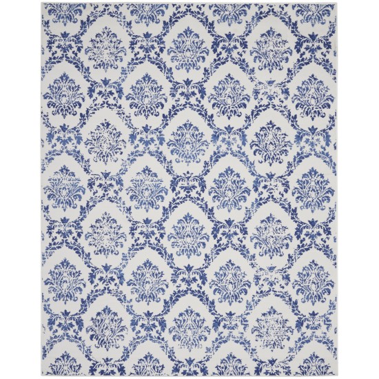 Nourison Whimsicle WHS01 Area Rug, Ivory/Navy, 7' x 10'