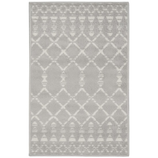 Nourison Whimsicle WHS02 Area Rug, Grey, 2' x 3'