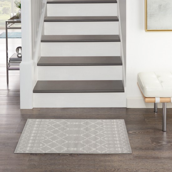 Nourison Whimsicle WHS02 Area Rug, Grey, 2' x 3'