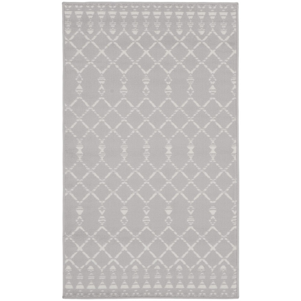 Nourison Whimsicle WHS02 Area Rug, Grey, 3' x 5'